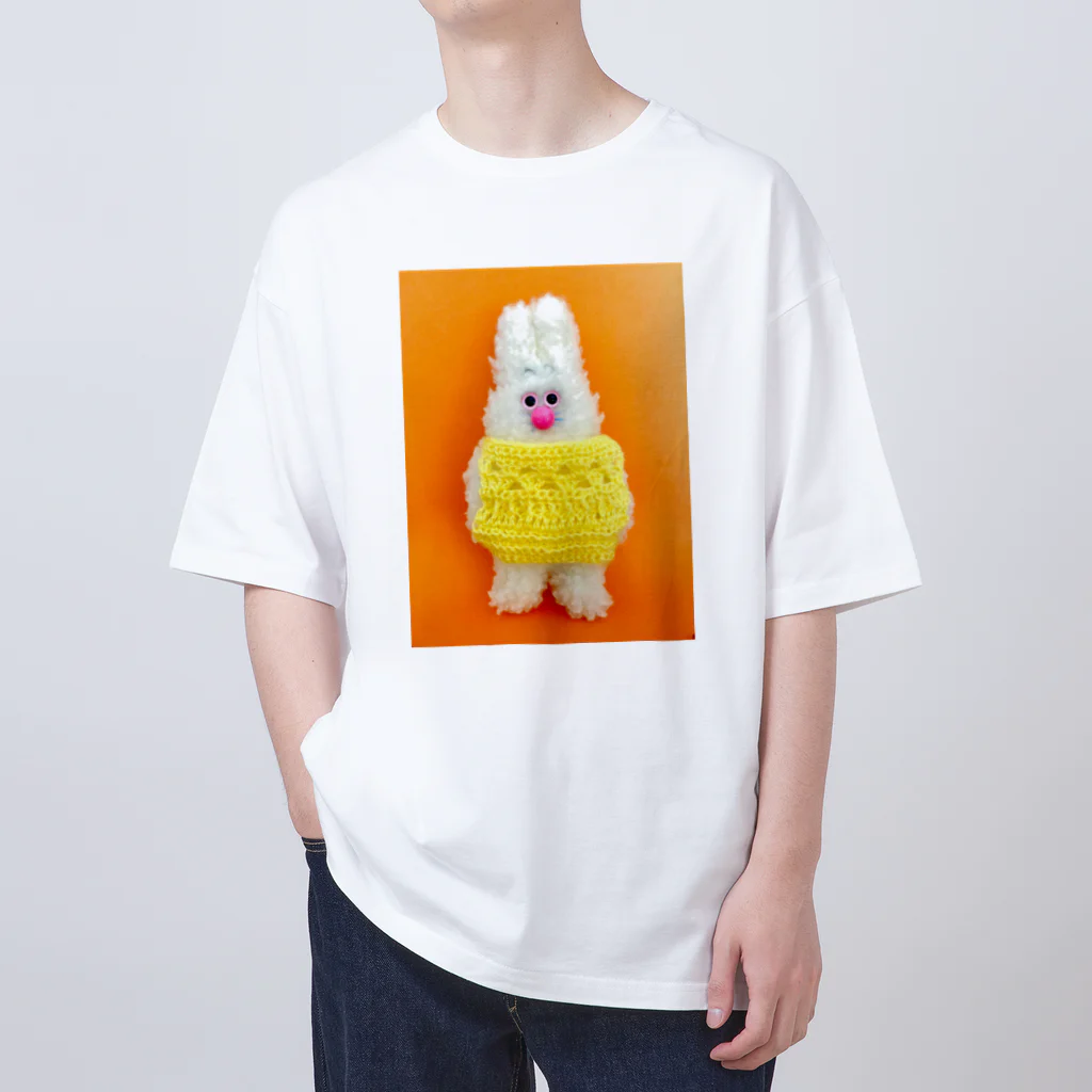 HARUNA AOKIのしゃぼんぼん・たまごニット オーバーサイズTシャツ