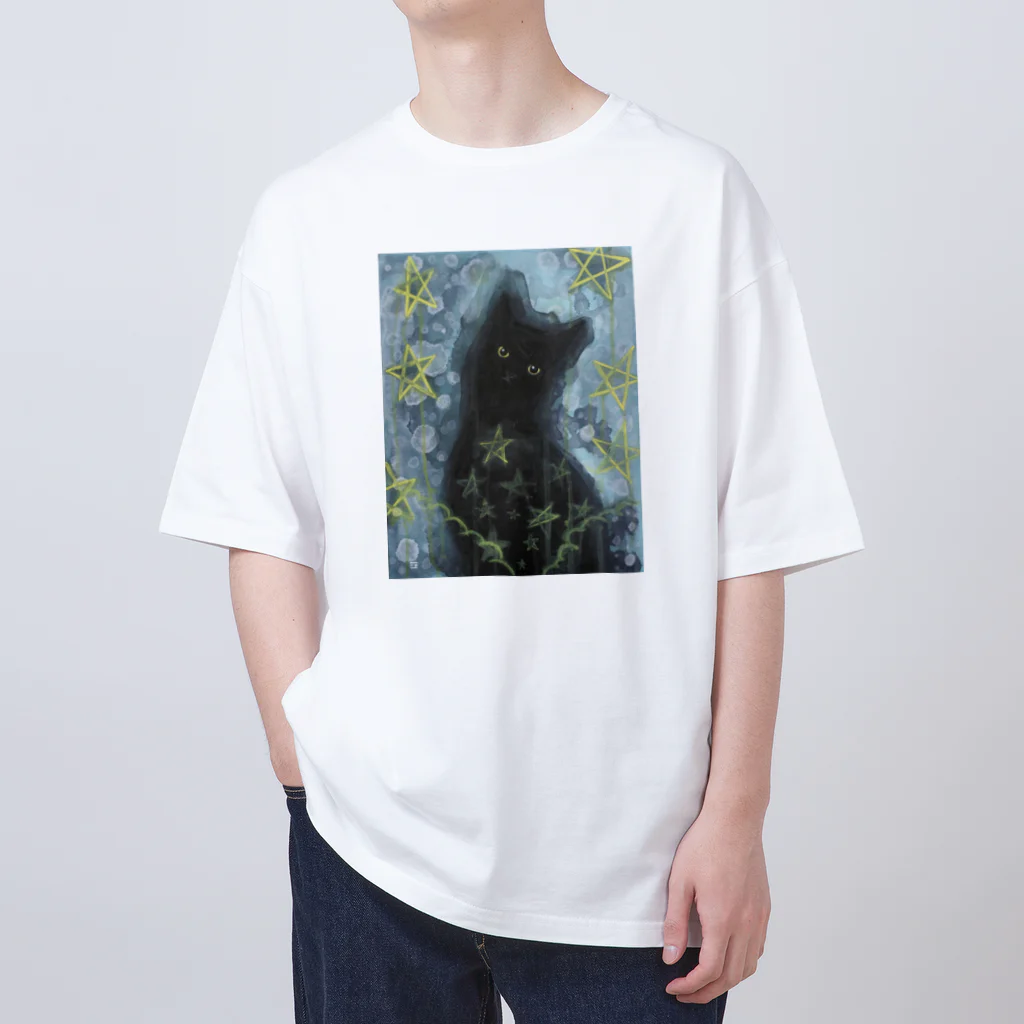 irosocagoodsのくろねこ Oversized T-Shirt