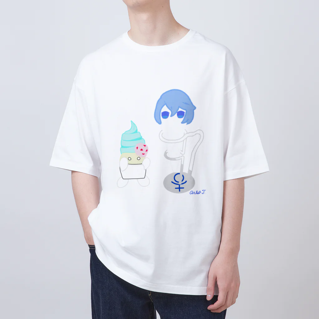 富山アルル キャラクターストアのプリンセスメイティ　アイス Oversized T-Shirt