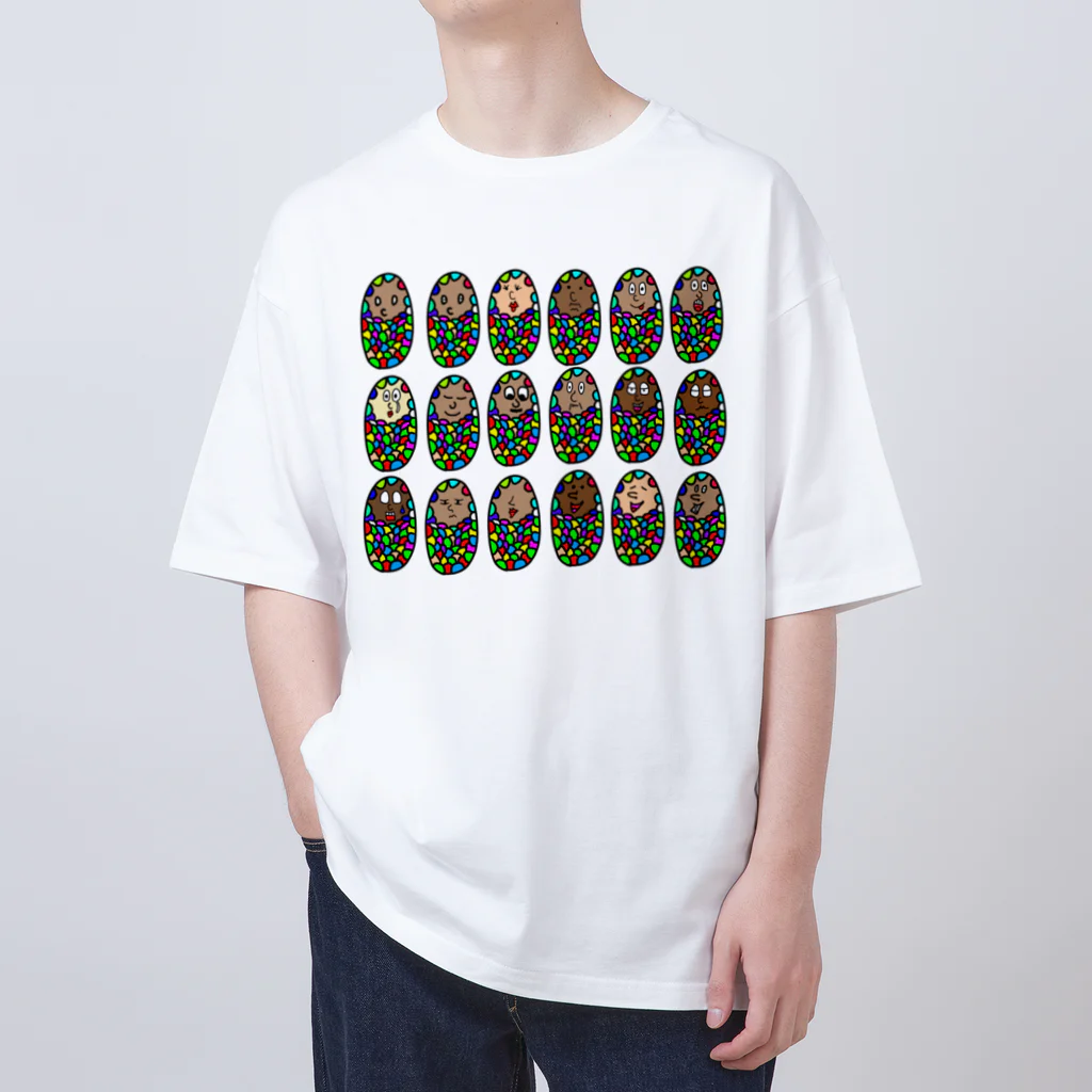 Talow Design のRainbow Minomushi Full Members Oversized T-Shirt