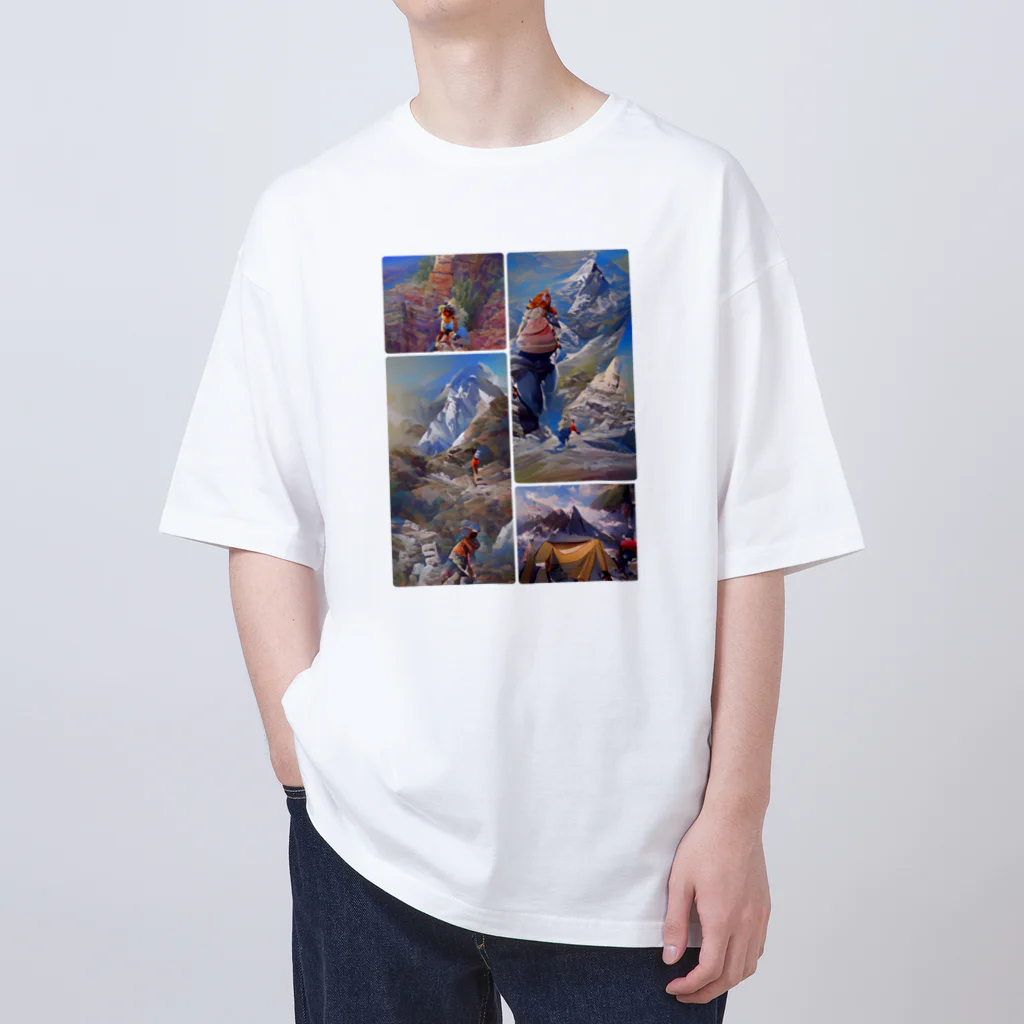 akira_honのハイキング Oversized T-Shirt