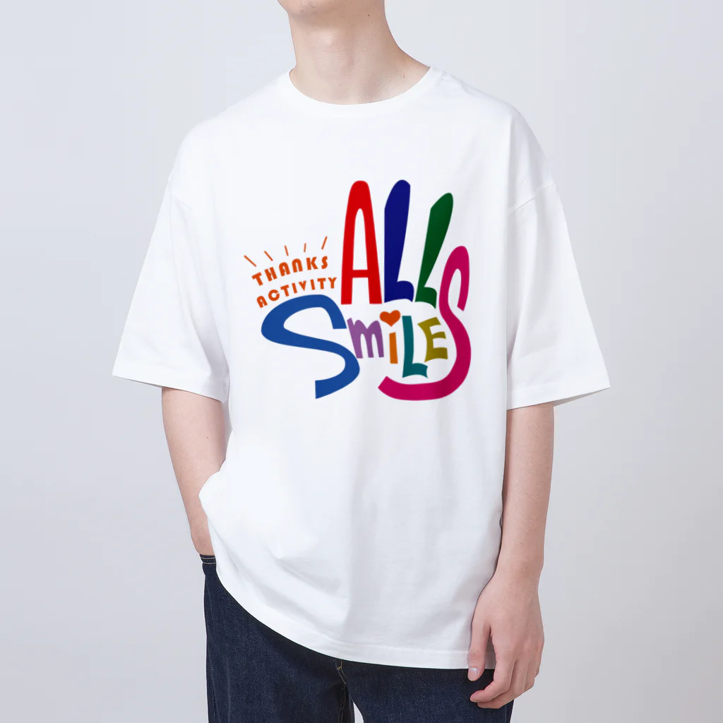 thanksactivityのALL Smiles オーバーサイズTシャツ