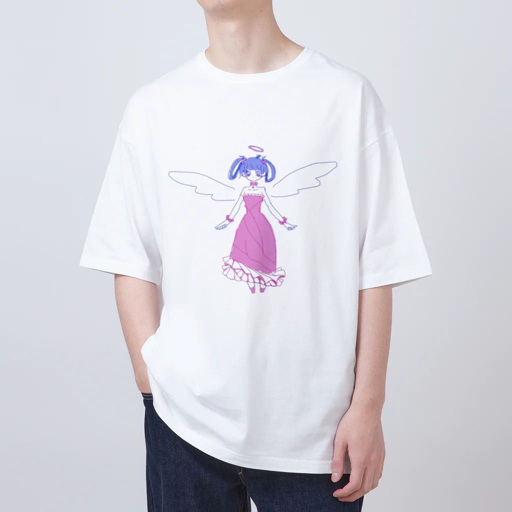 るぅちゃんの天使のお花ちゃん オーバーサイズTシャツ