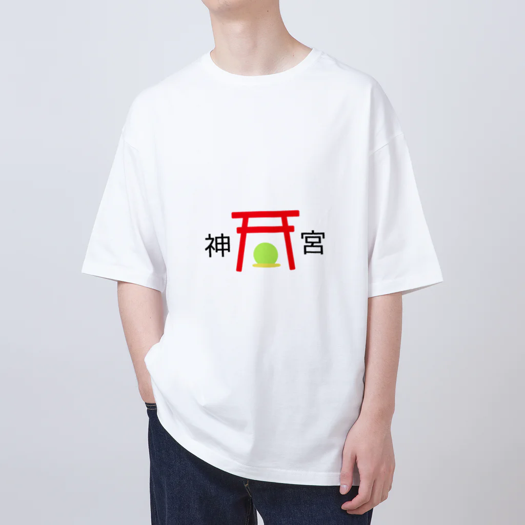 神風-KAMIKAZE-の神宮 -宝玉- オーバーサイズTシャツ