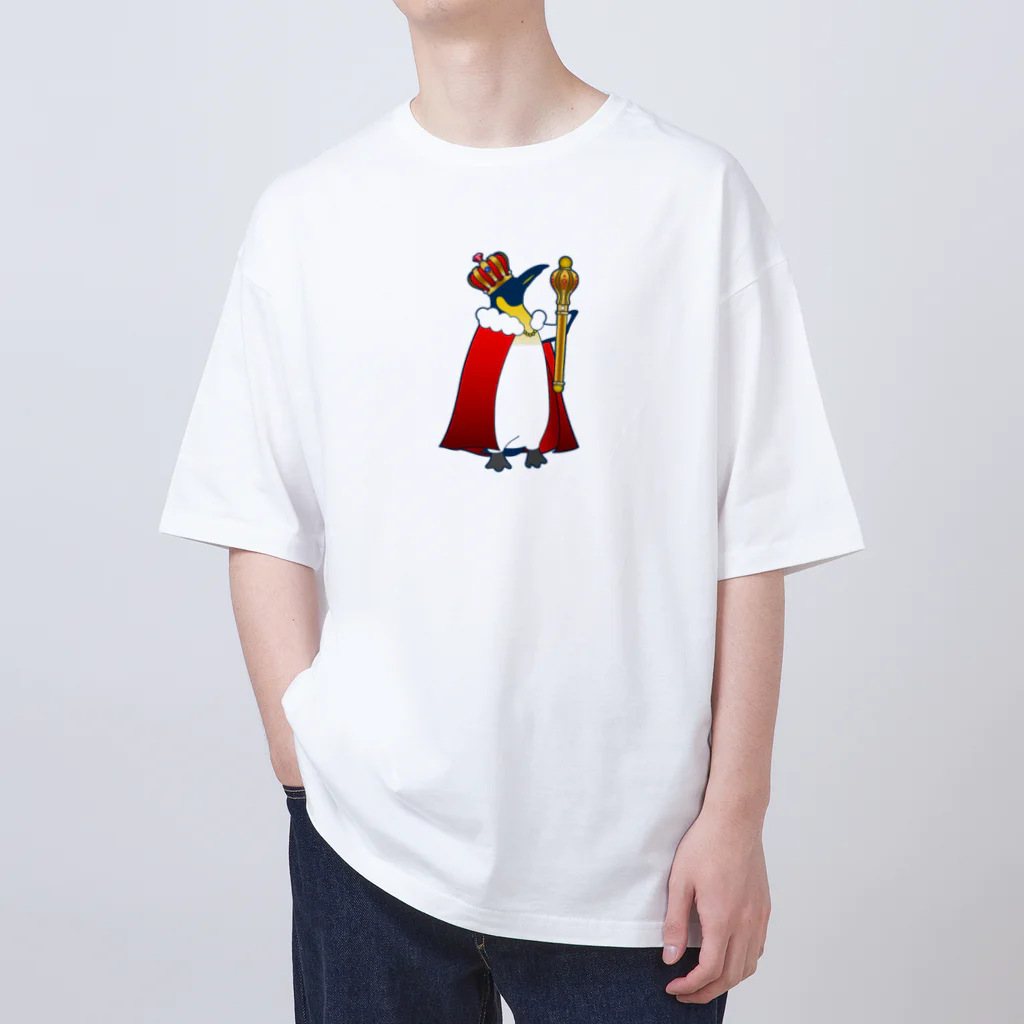 kosumamaのえらいペンギン オーバーサイズTシャツ