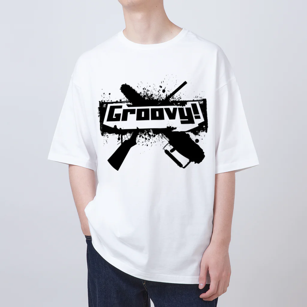 stereovisionのGroovy!(イカすぜ) Oversized T-Shirt