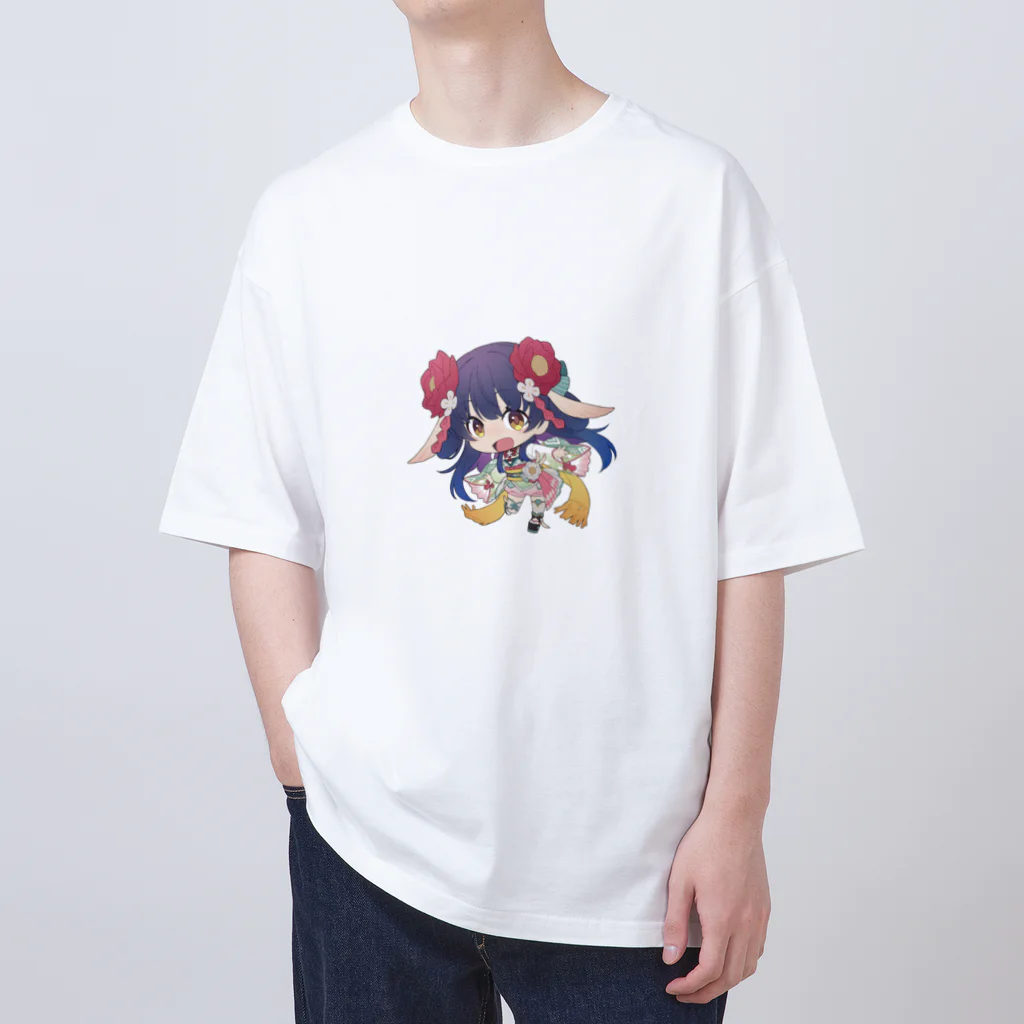 花琴いぐさ👻🌸妖怪Vtuberですのちびいぐさ オーバーサイズTシャツ