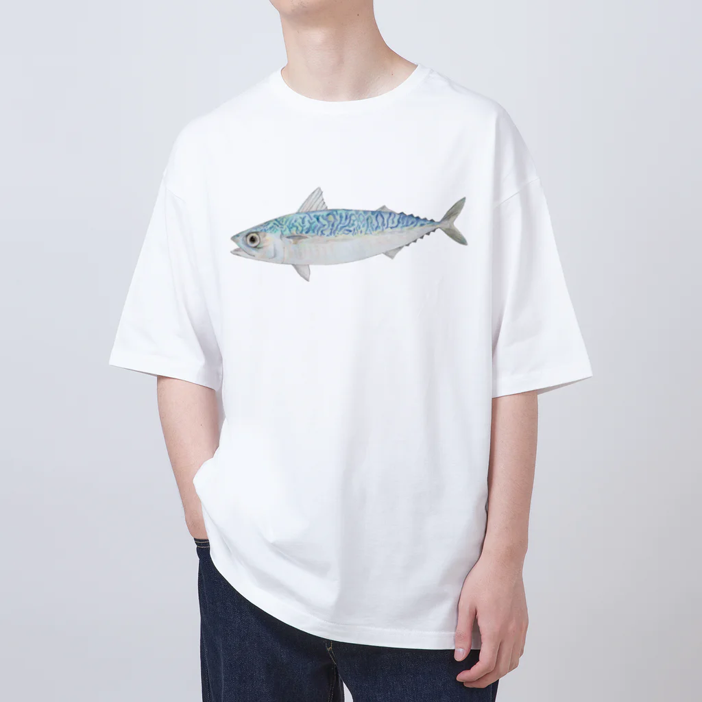 pinnamlarisのサバ（横向きタイプ） Oversized T-Shirt