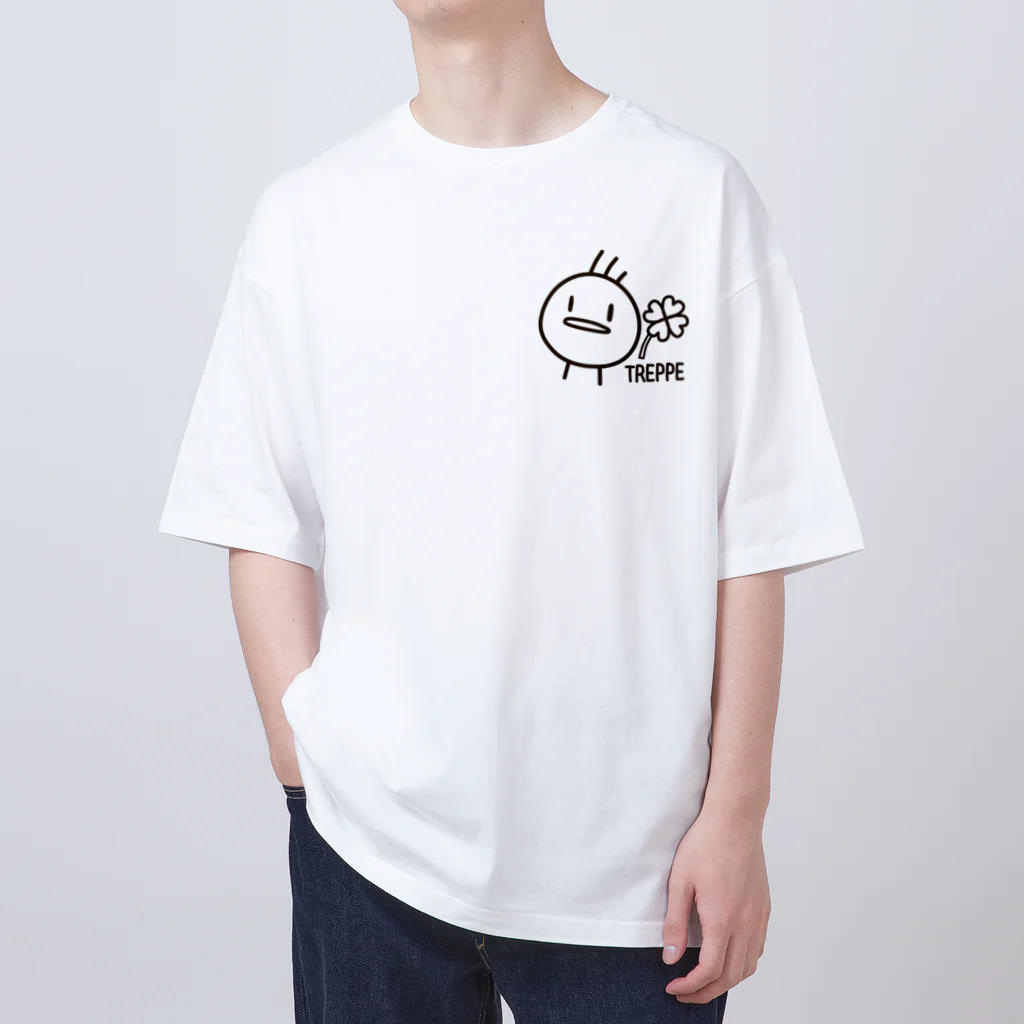 トレッペちゃんのかしこく見えるグッズのブラウンなトレッペちゃん♪ Oversized T-Shirt