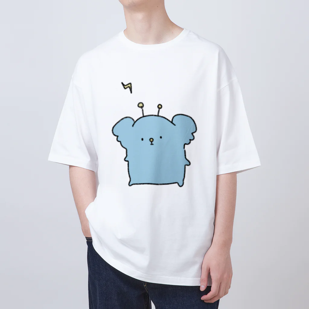 momeのどこかの星の生き物 - 青いやつ Oversized T-Shirt