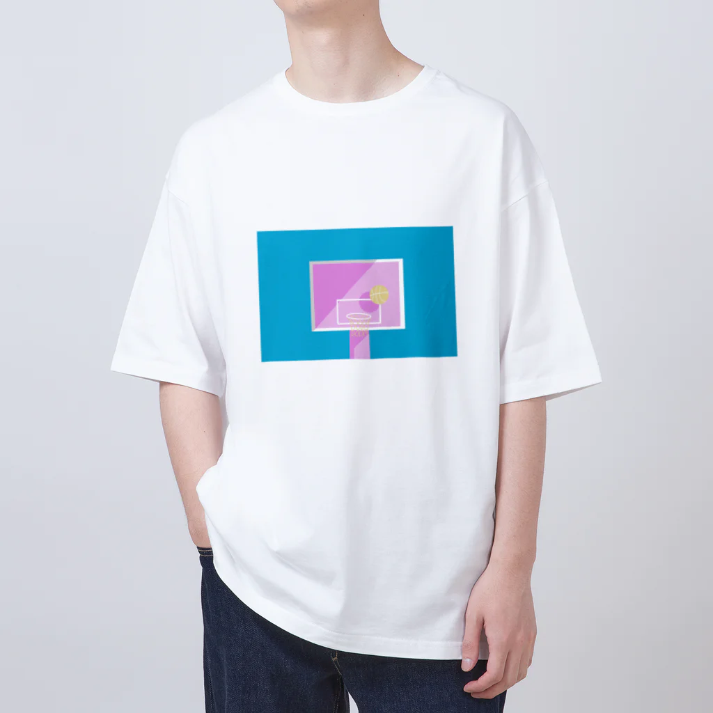 narumiのバスケットゴール　昼 オーバーサイズTシャツ