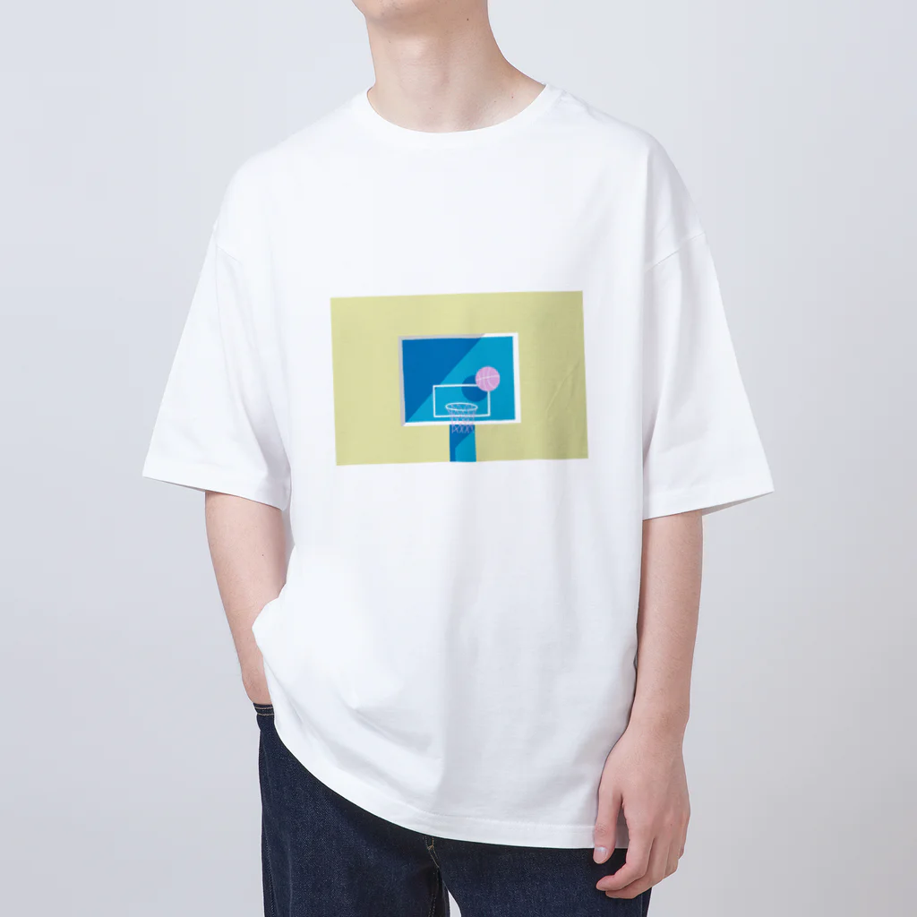 narumiのバスケットゴール　朝 Oversized T-Shirt