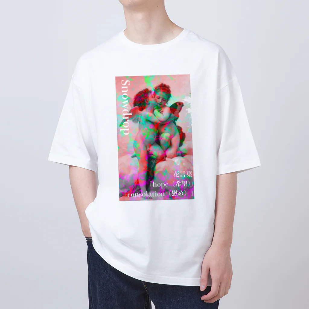 Foxgloveの花言葉シリーズ(Snowdrop) Oversized T-Shirt