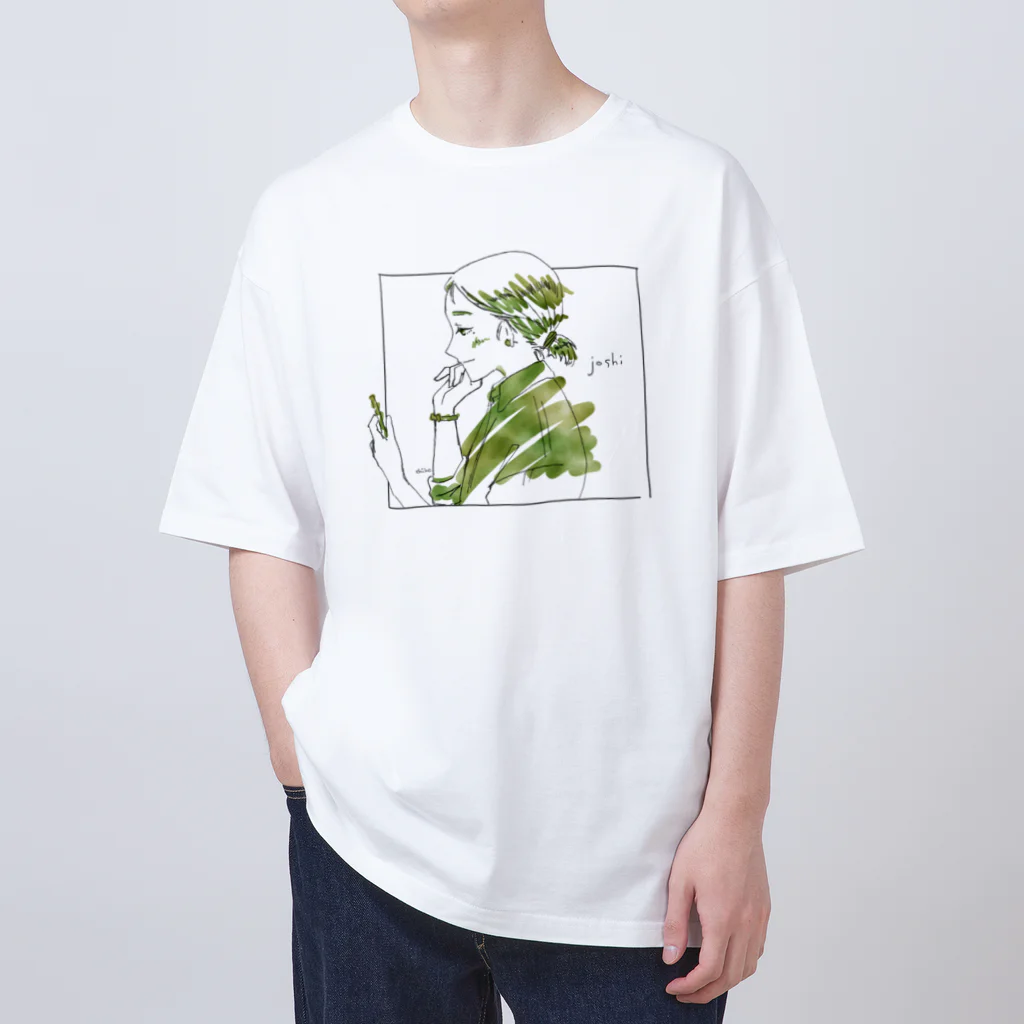 chihaのJOSHI! green オーバーサイズTシャツ