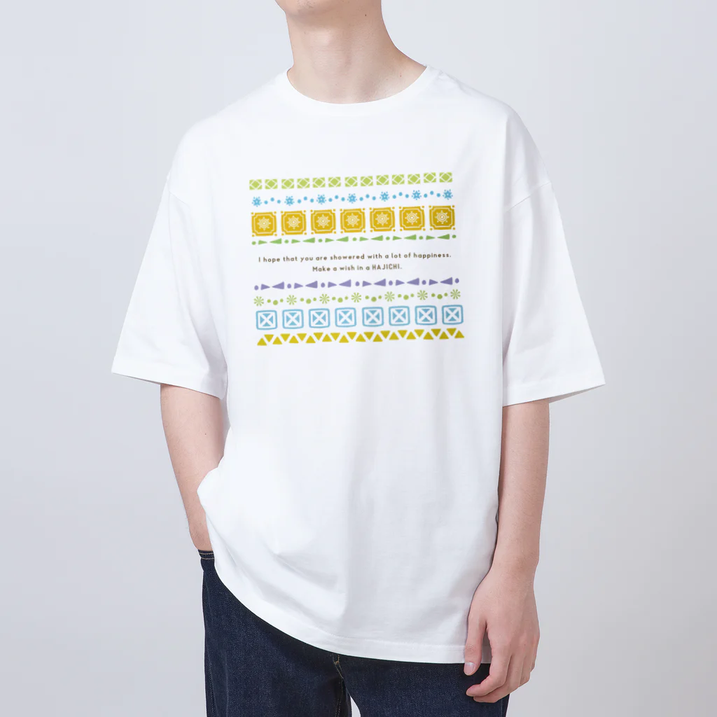 design at.のハジチに願いをこめて Oversized T-Shirt