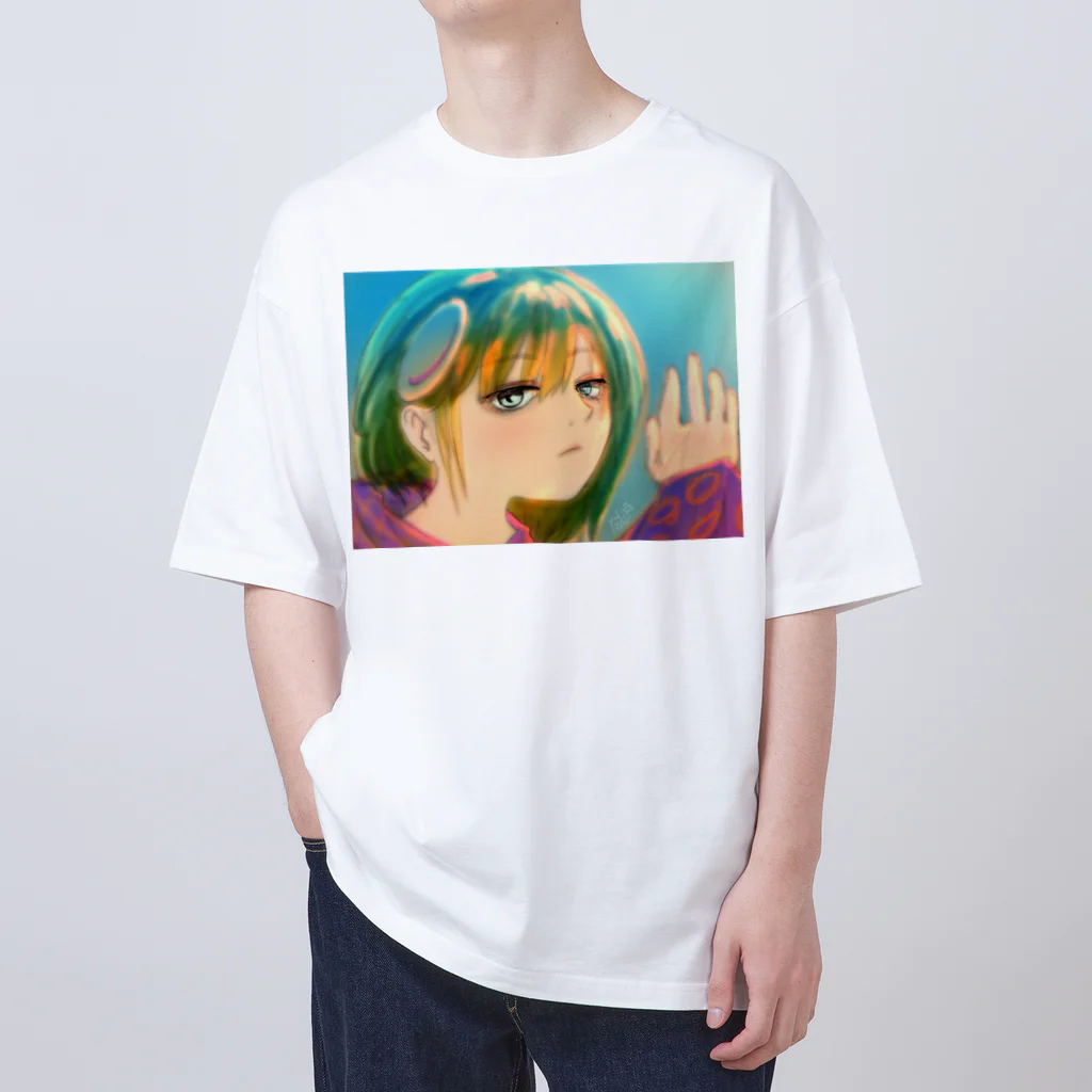 雪之丞ଳ⸒ ⸒の【くらげのくらー】道中のみどりさん Oversized T-Shirt