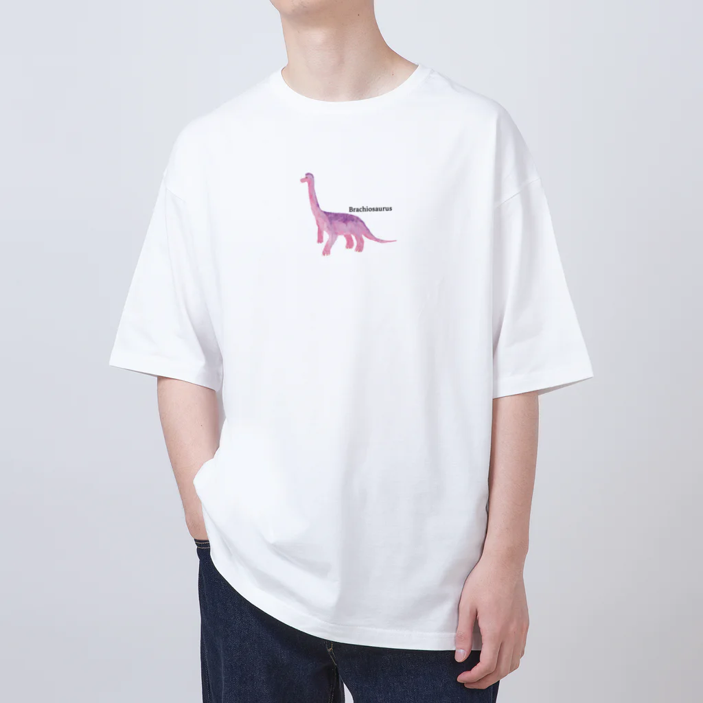 おおしだいちこのブラキオサウルス Oversized T-Shirt