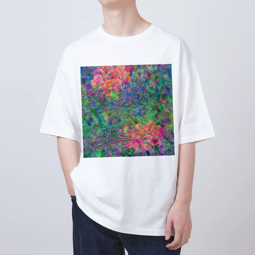 egg Artworks & the cocaine's pixの曼珠沙華 オーバーサイズTシャツ