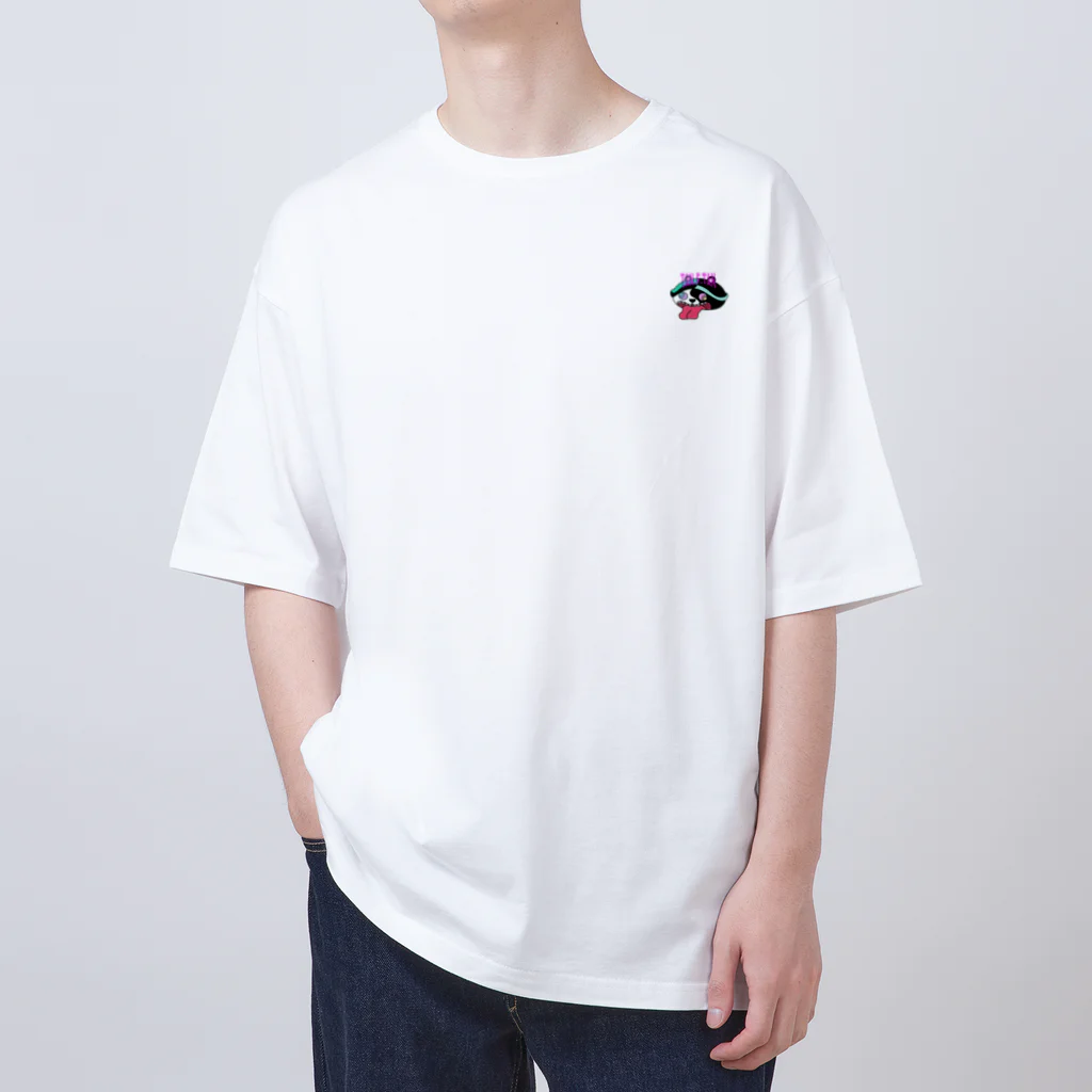 たんたんたぬの商店のNO.015 かえるぼうたん Oversized T-Shirt