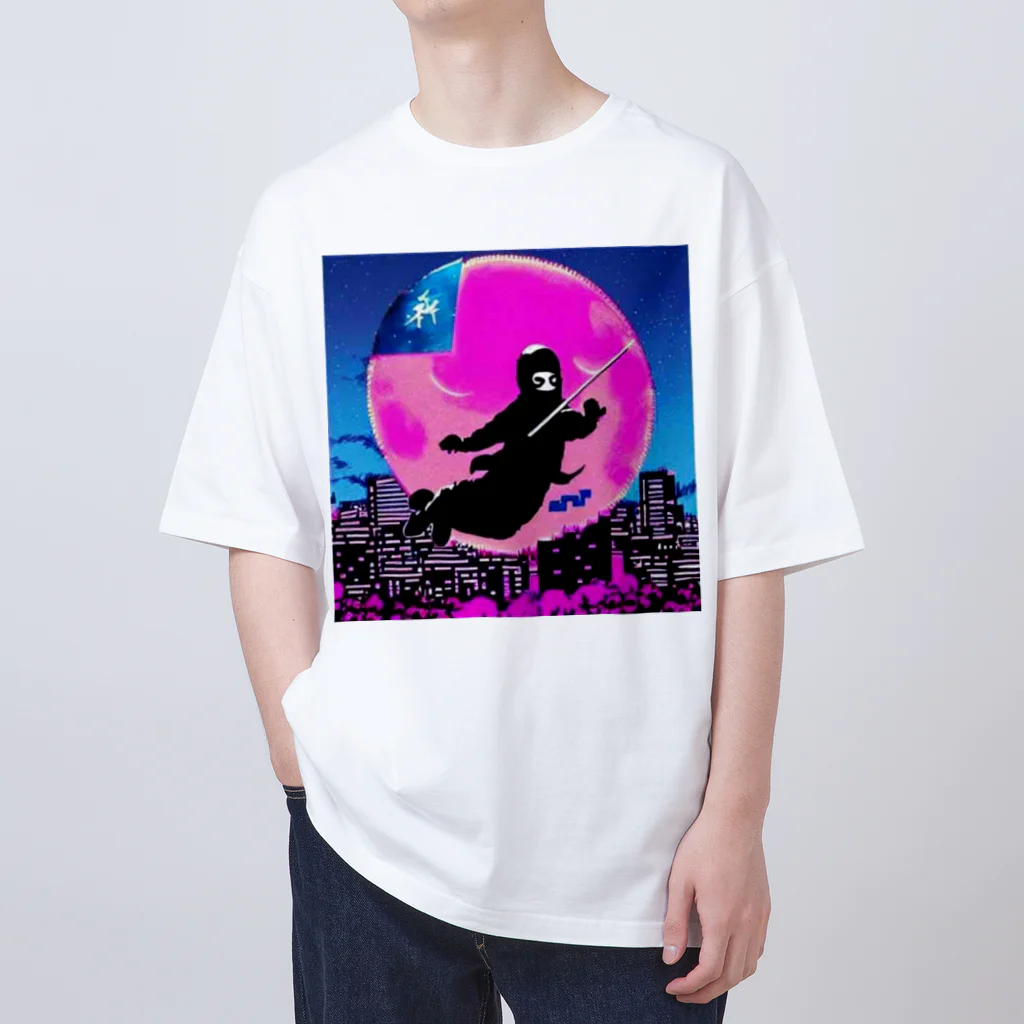 MedicalKUNの圧倒的芸術感の月夜の忍者★ Oversized T-Shirt