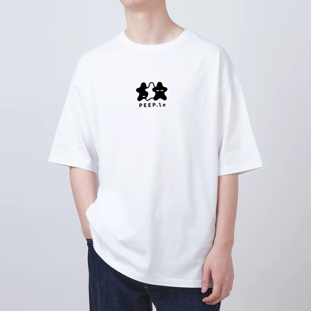 Q太のPEEP.le オーバーサイズTシャツ