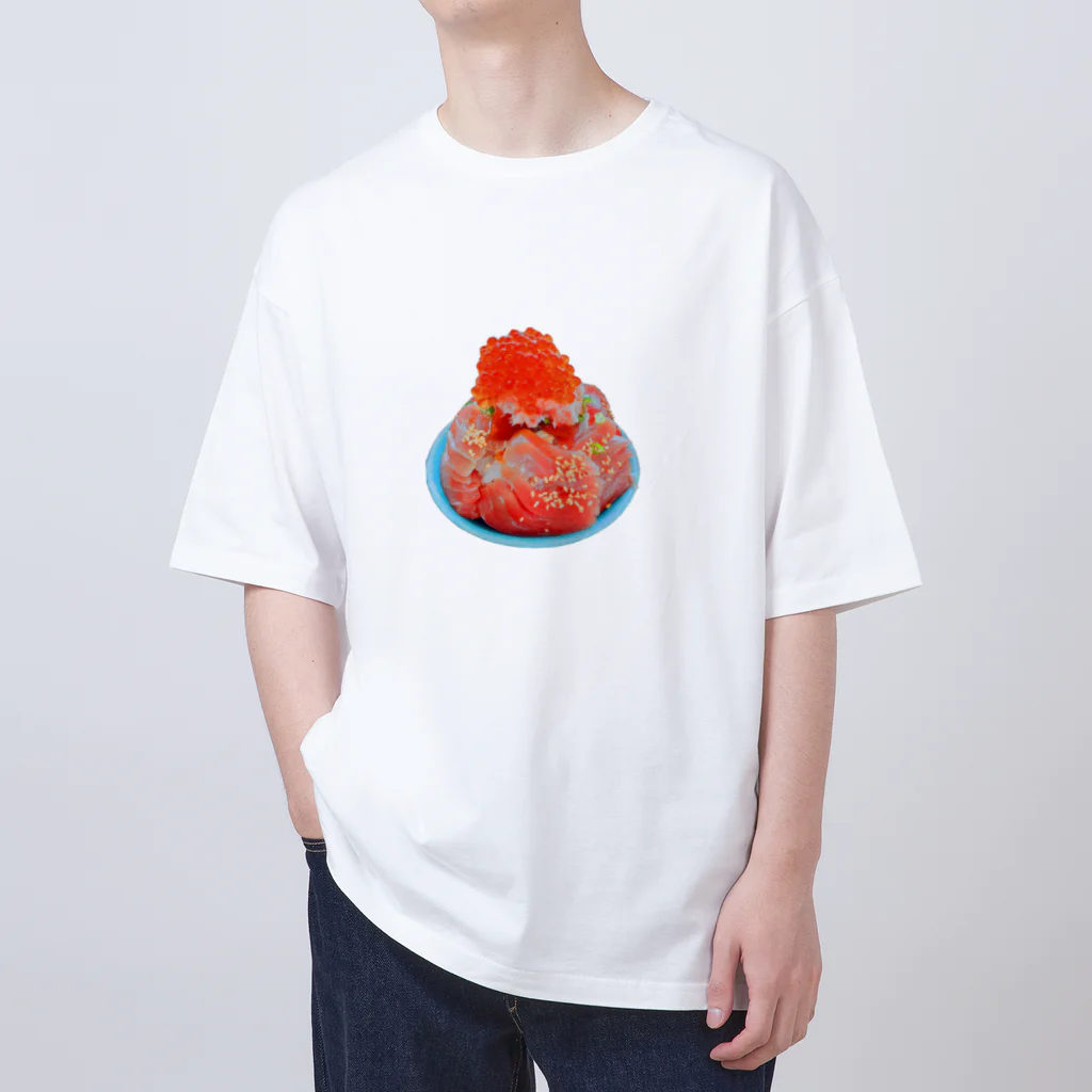 u_maの山盛り海鮮丼 Oversized T-Shirt