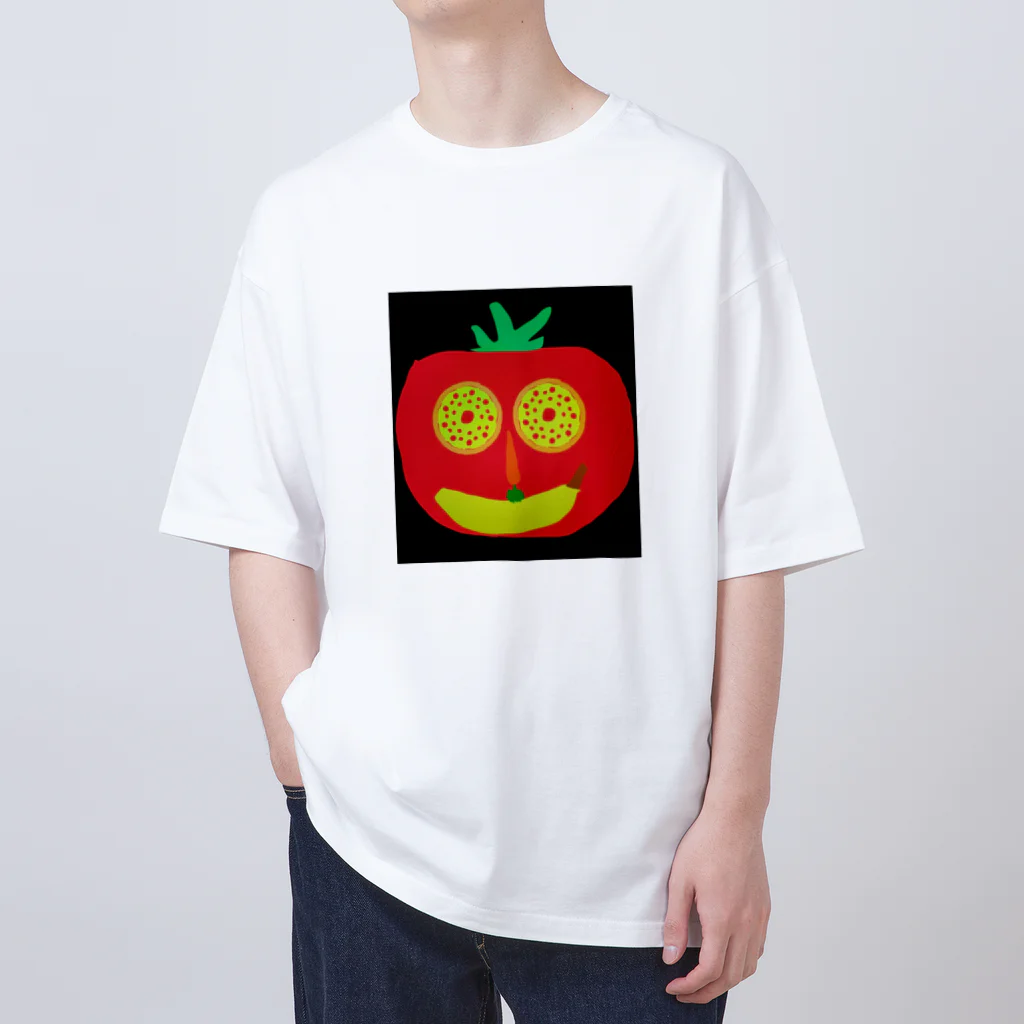 JSMMのピザの目トマト オーバーサイズTシャツ