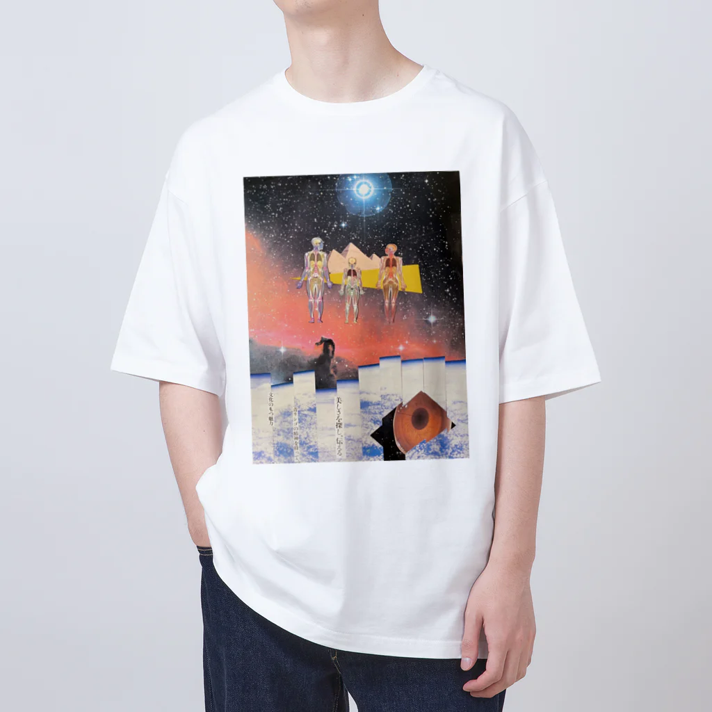 the KINKY Designの地球と人と家族　（ Kohei Itatani design） Oversized T-Shirt