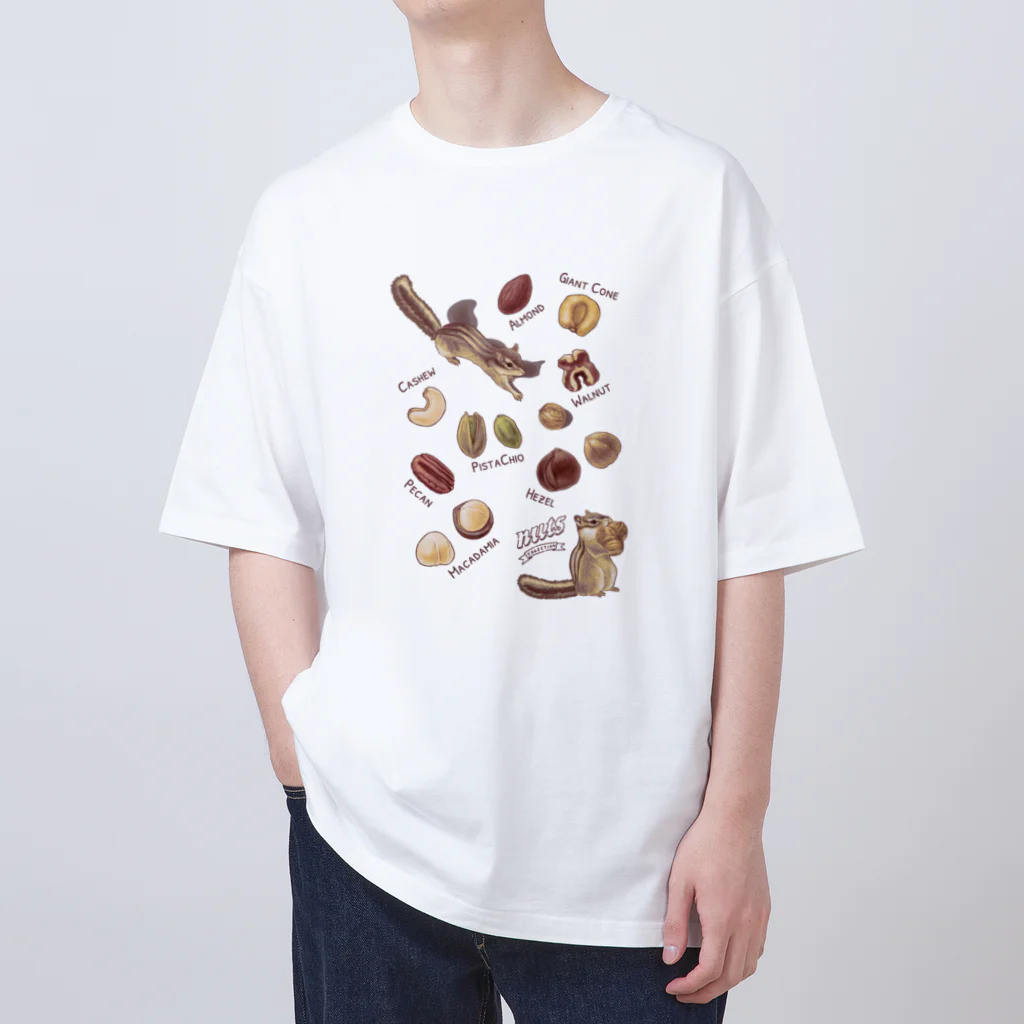 huroshikiのNUTS collection ナッツコレクション Oversized T-Shirt