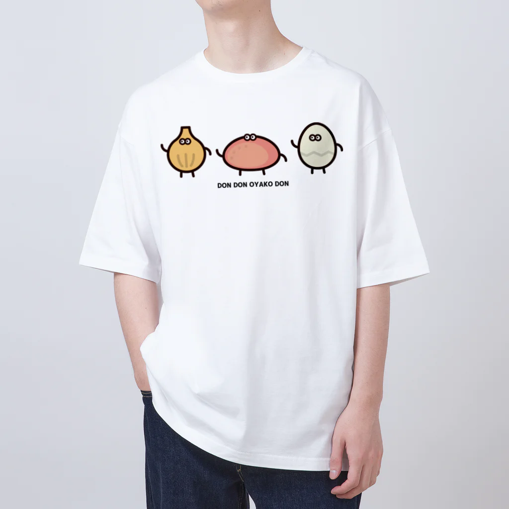 高堂玲/イラストの方のどんどん親子丼 Oversized T-Shirt