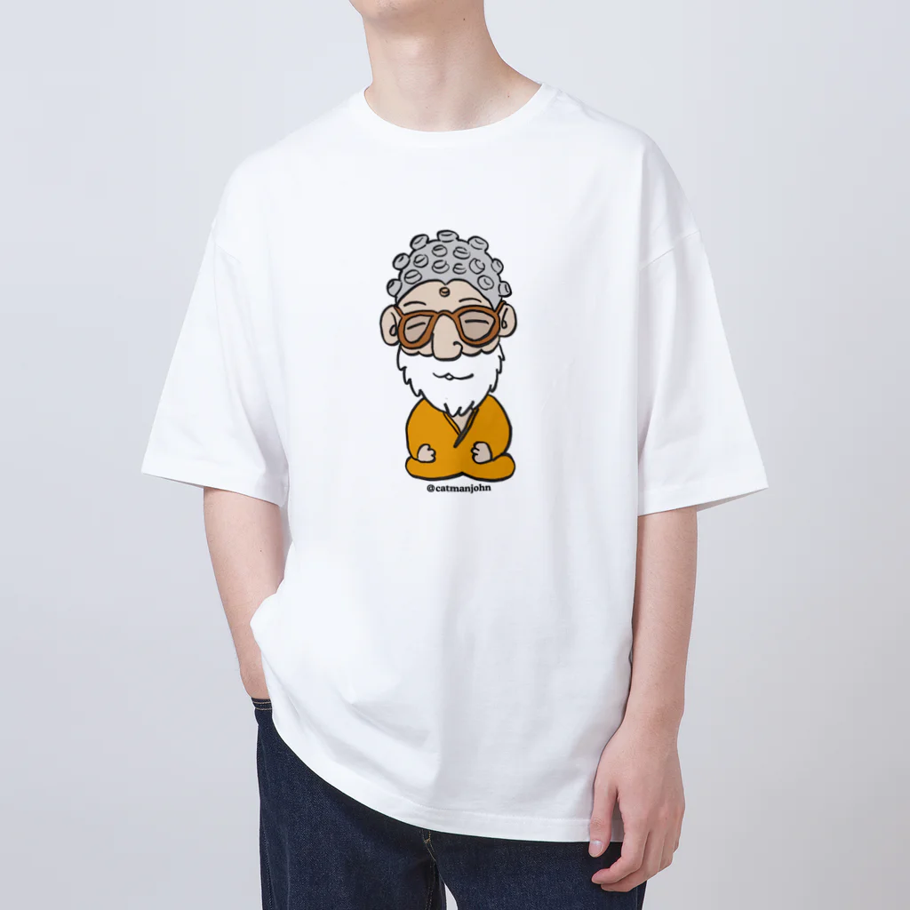 catmanjohn〜猫男じょんのぶつを（仏男じょん） Oversized T-Shirt