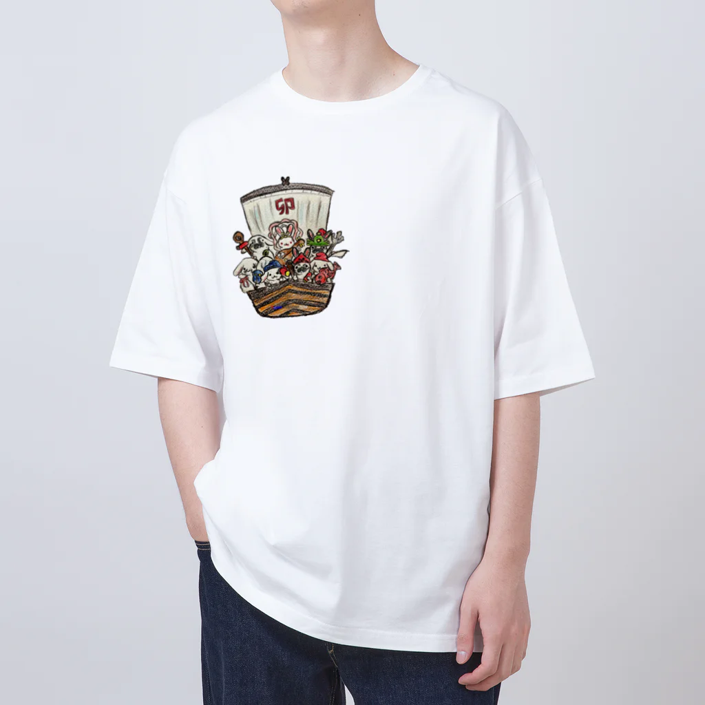 なないろ卯さぎの七福卯神 Oversized T-Shirt