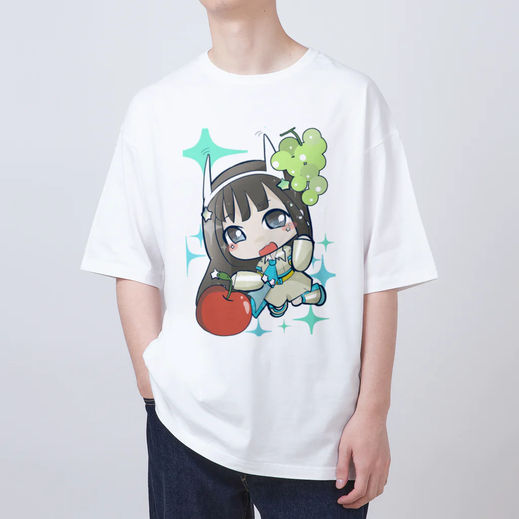 るなほしミュージアムの珠洲ノらめるピカ耳ver　TシャツA Oversized T-Shirt