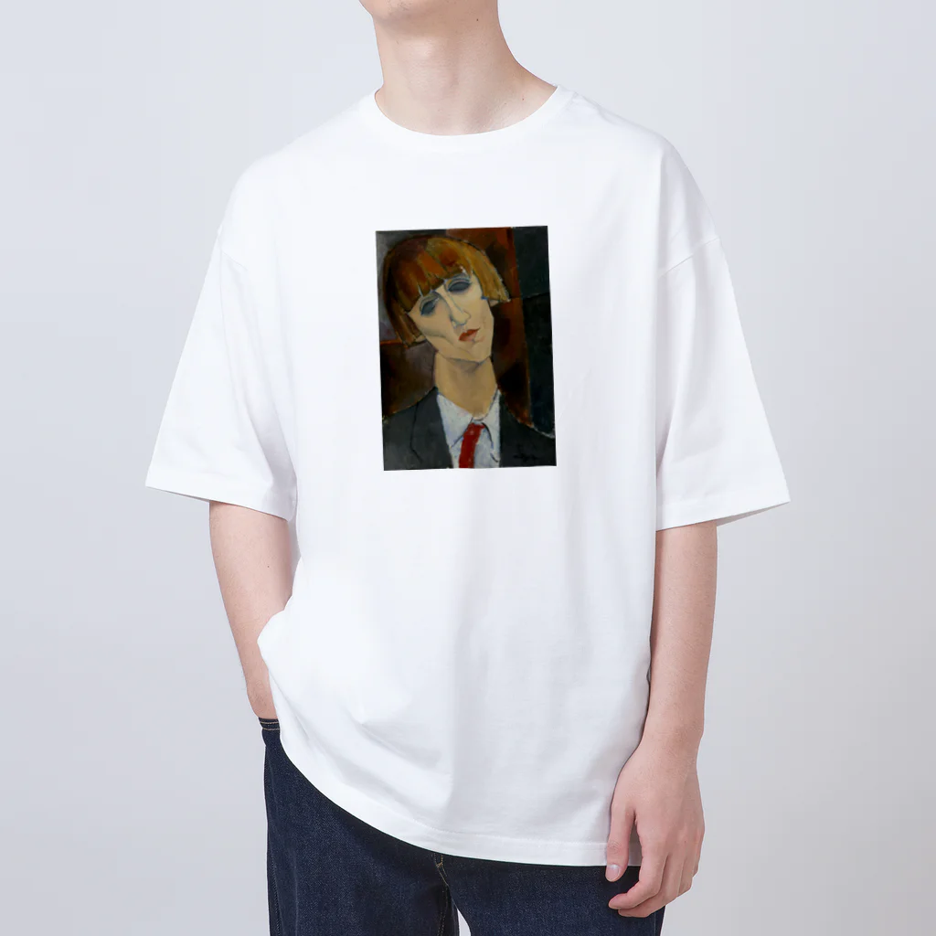 museumshop3の【世界の名画】アメデオ・モディリアーニ『Madame Kisling』 Oversized T-Shirt