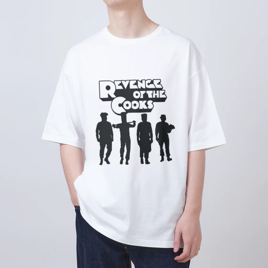 microloungeのREVENGE OF THE COOKS（黒） Oversized T-Shirt