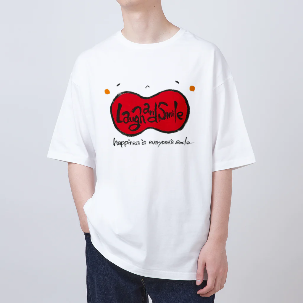 TAKEDA-STYLEの幸せはみんなの笑顔 オーバーサイズTシャツ