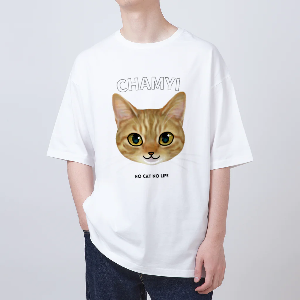 猫のイラスト屋さんのchamyi オーバーサイズTシャツ