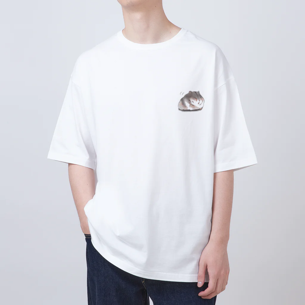 いとのほっぺこねこねハムスター Oversized T-Shirt