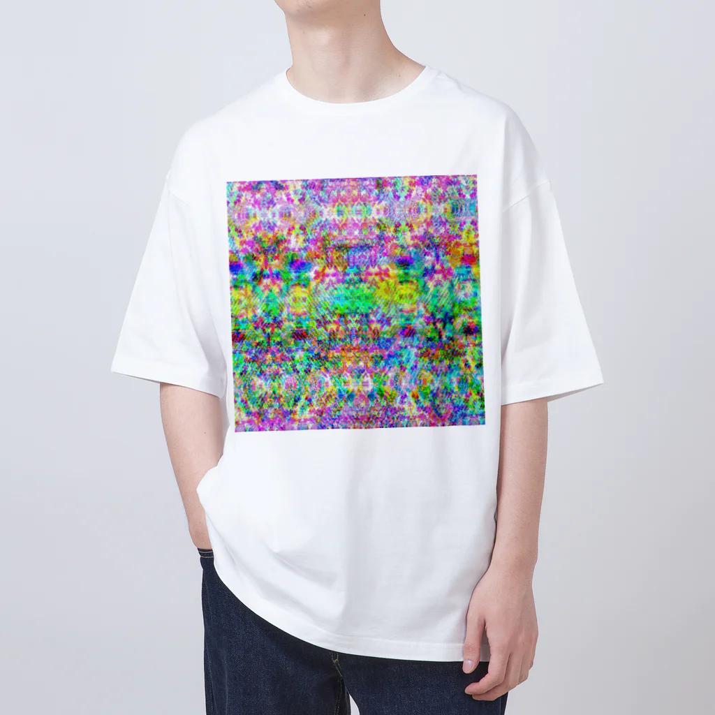 egg Artworks & the cocaine's pixの虹獣 オーバーサイズTシャツ