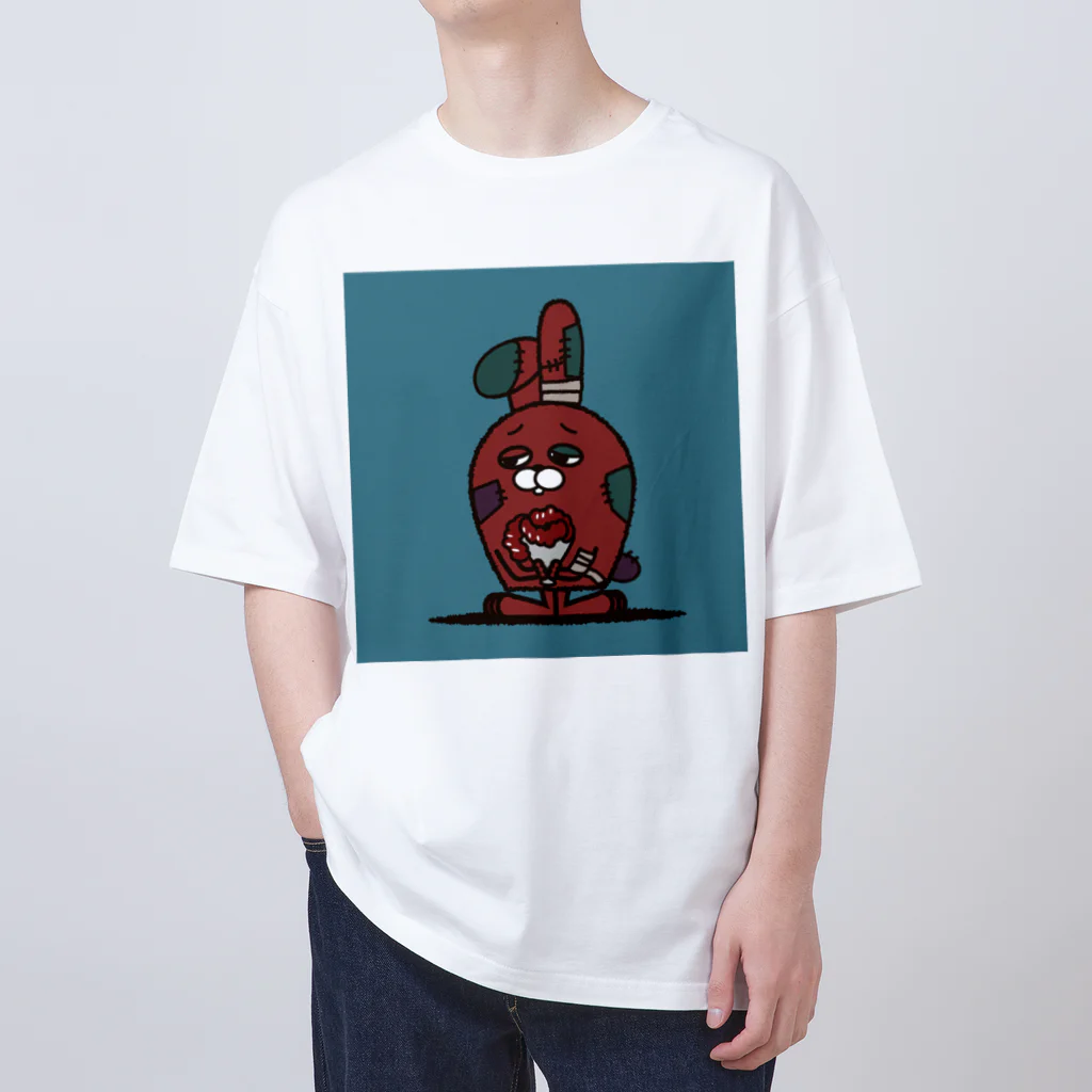 BOUQUET RABBITのBOUQUET RABBIT ZOMBIE Oversized T-Shirt