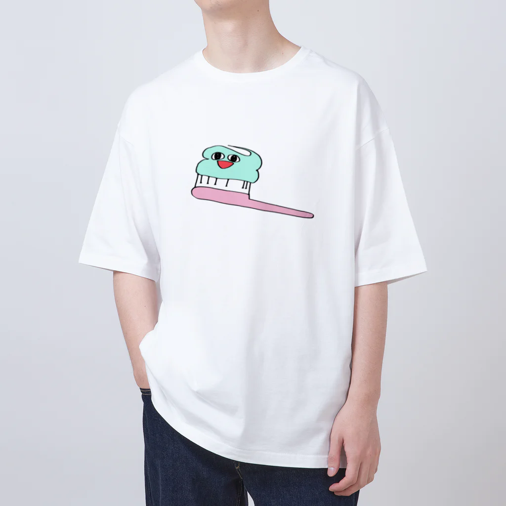 寒さばのせかいのすっきりはみがきこ オーバーサイズTシャツ