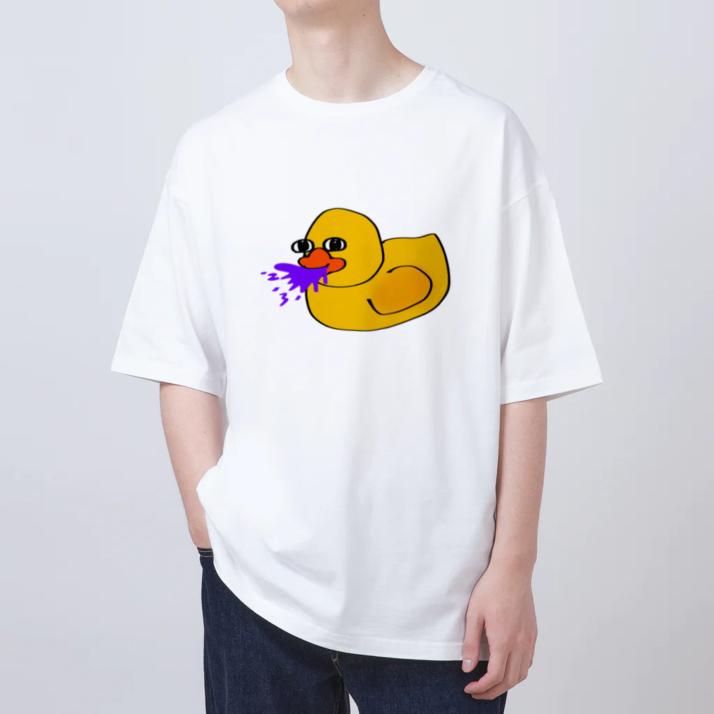 寒さばのせかいのどばんのひよこさん オーバーサイズTシャツ