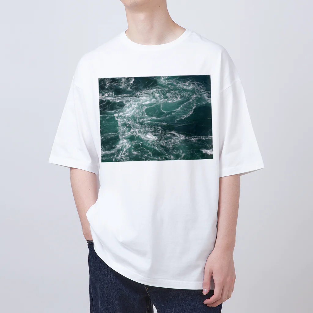 ばにらびいんず(鳥)の海 Oversized T-Shirt