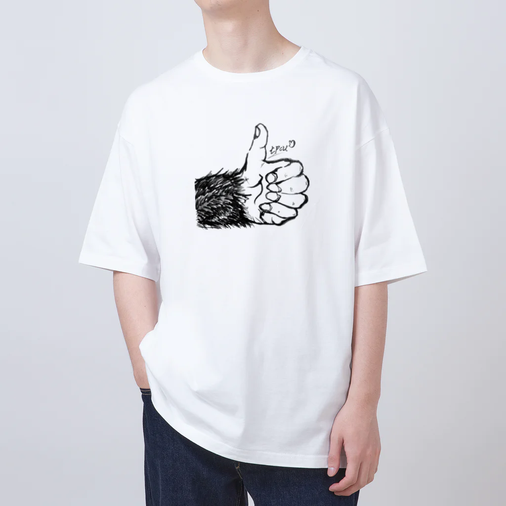 TPコジおじ&ウッホのTPショップロゴ オーバーサイズTシャツ