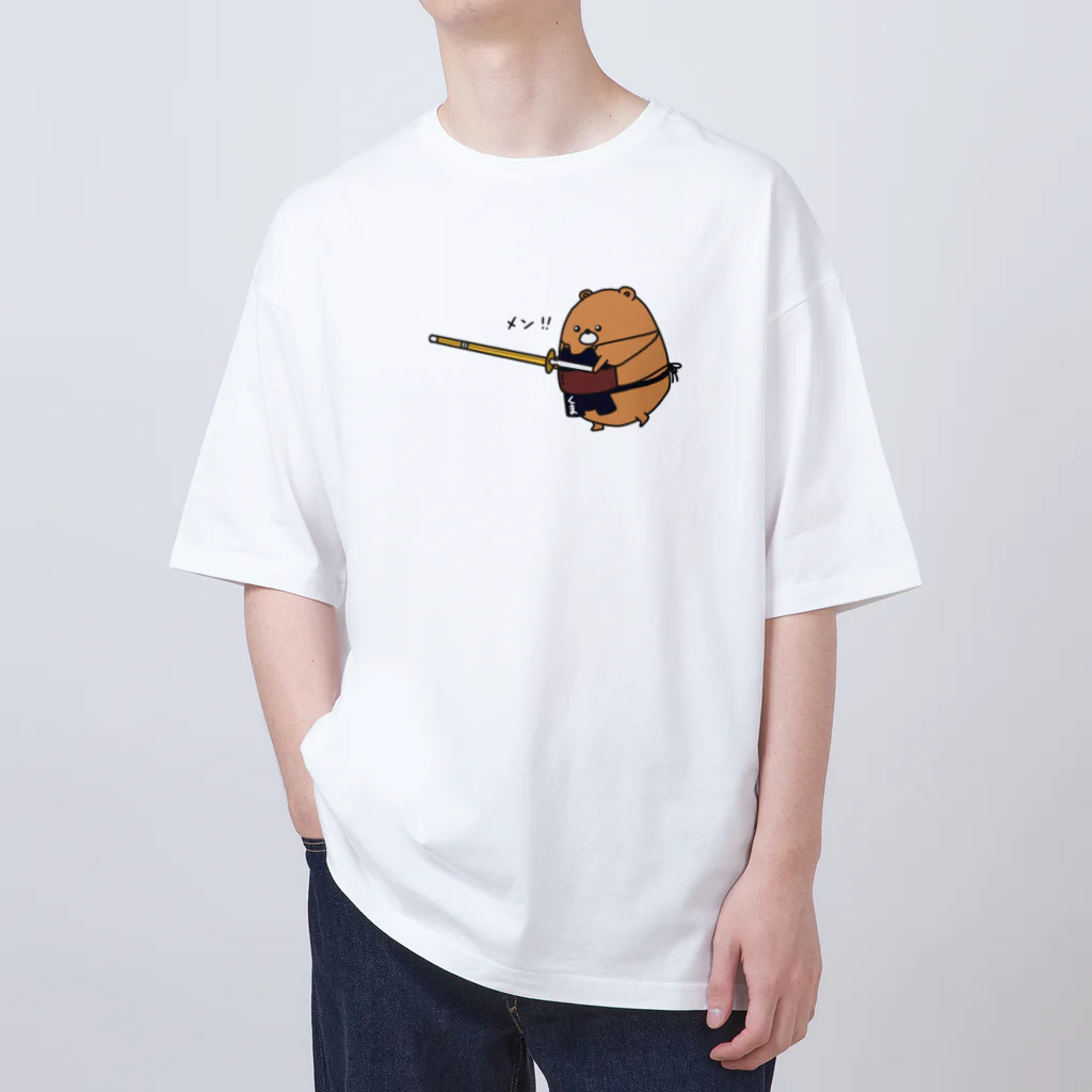 gemの剣道少年　くま オーバーサイズTシャツ