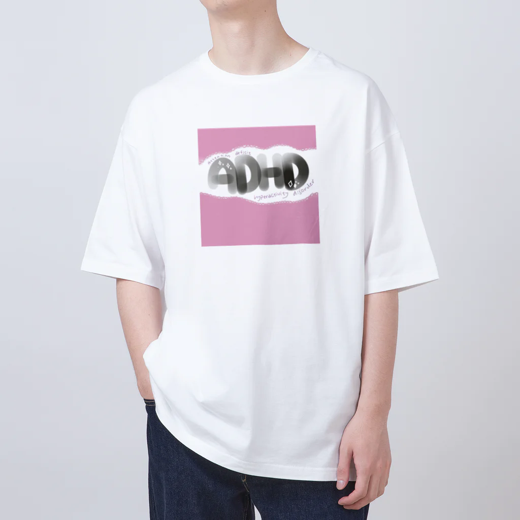 むちんアゲショップのADHD awareness  Oversized T-Shirt