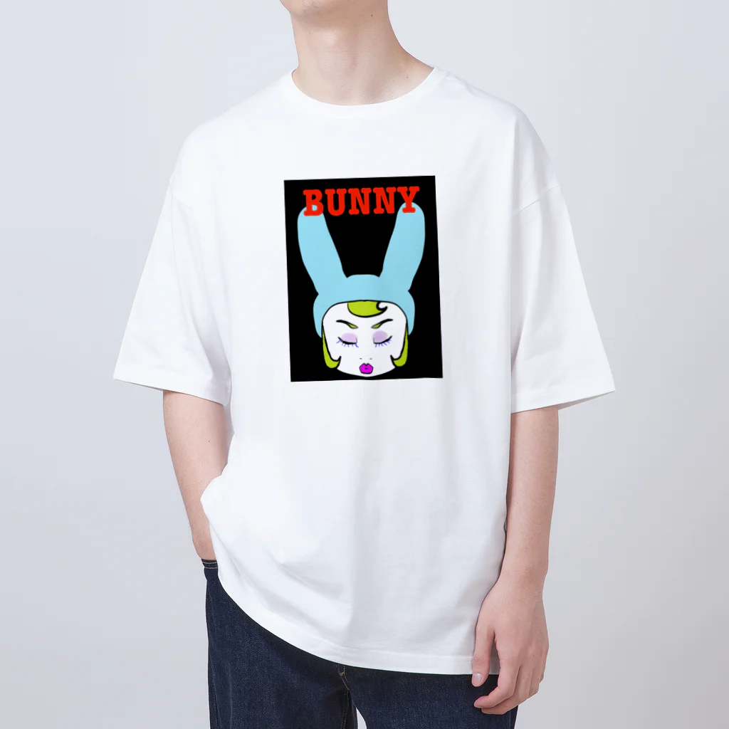 mamo〜のBunny girl Oversized T-Shirt