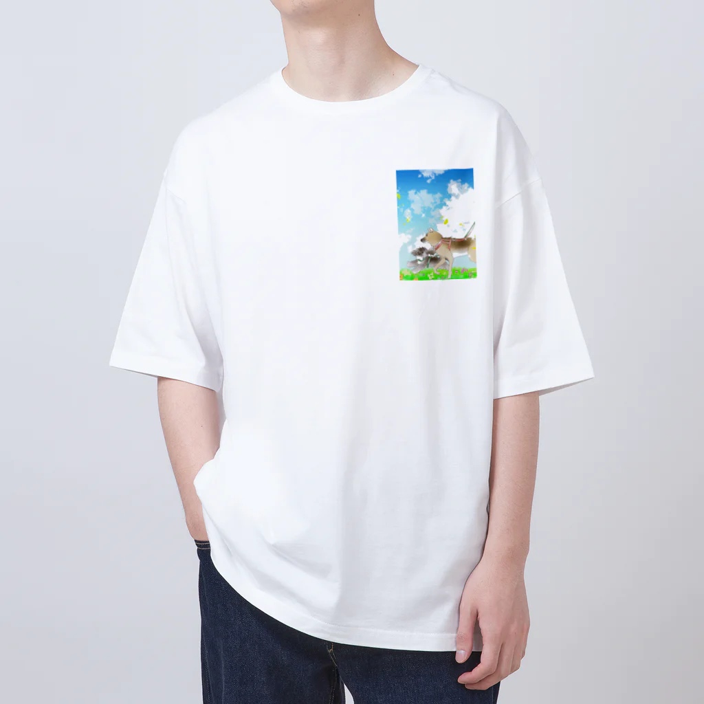 ふーがんしょっぷのお散歩 Oversized T-Shirt