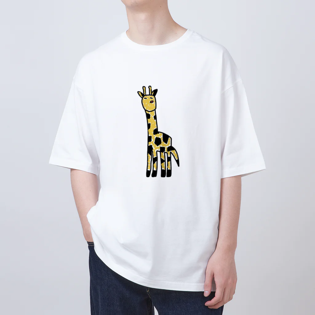 タキシードハムのキリン Oversized T-Shirt