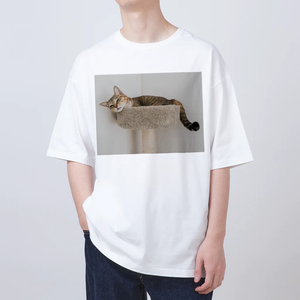 gaga_the_catのねむいガガ オーバーサイズTシャツ